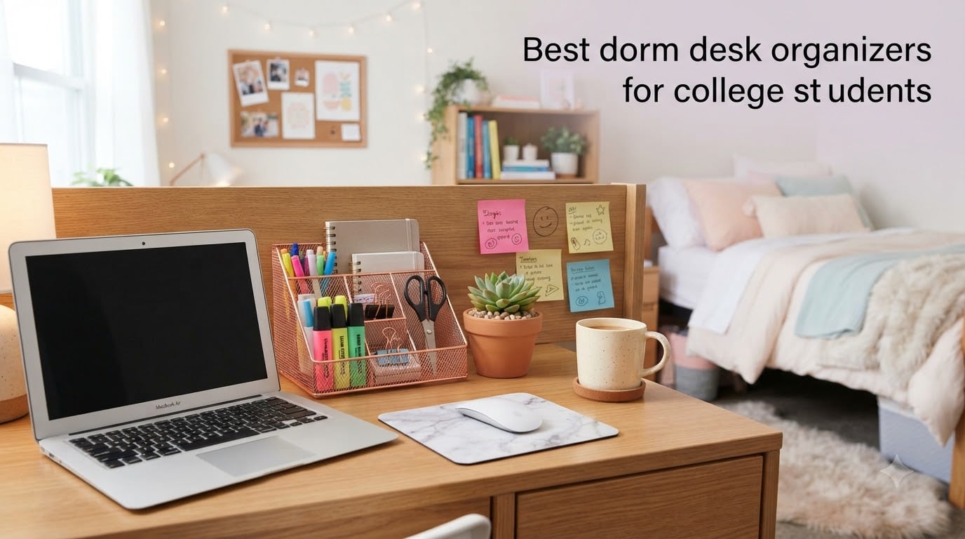 Best dorm desk organizers for college students