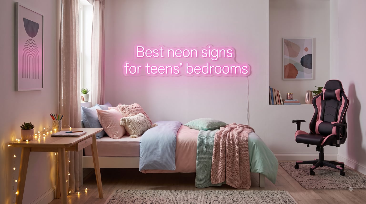 Best neon signs for teens' bedrooms