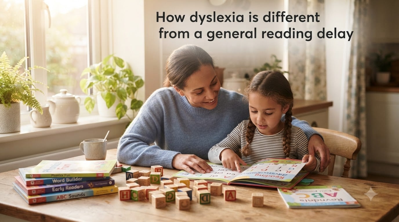 How dyslexia is different from a general reading delay