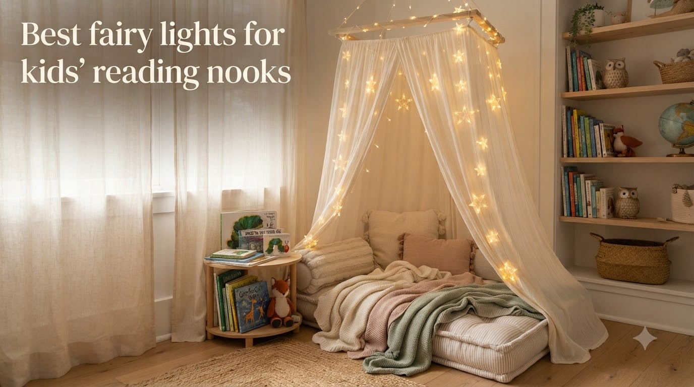 Best fairy lights for kids' reading nooks