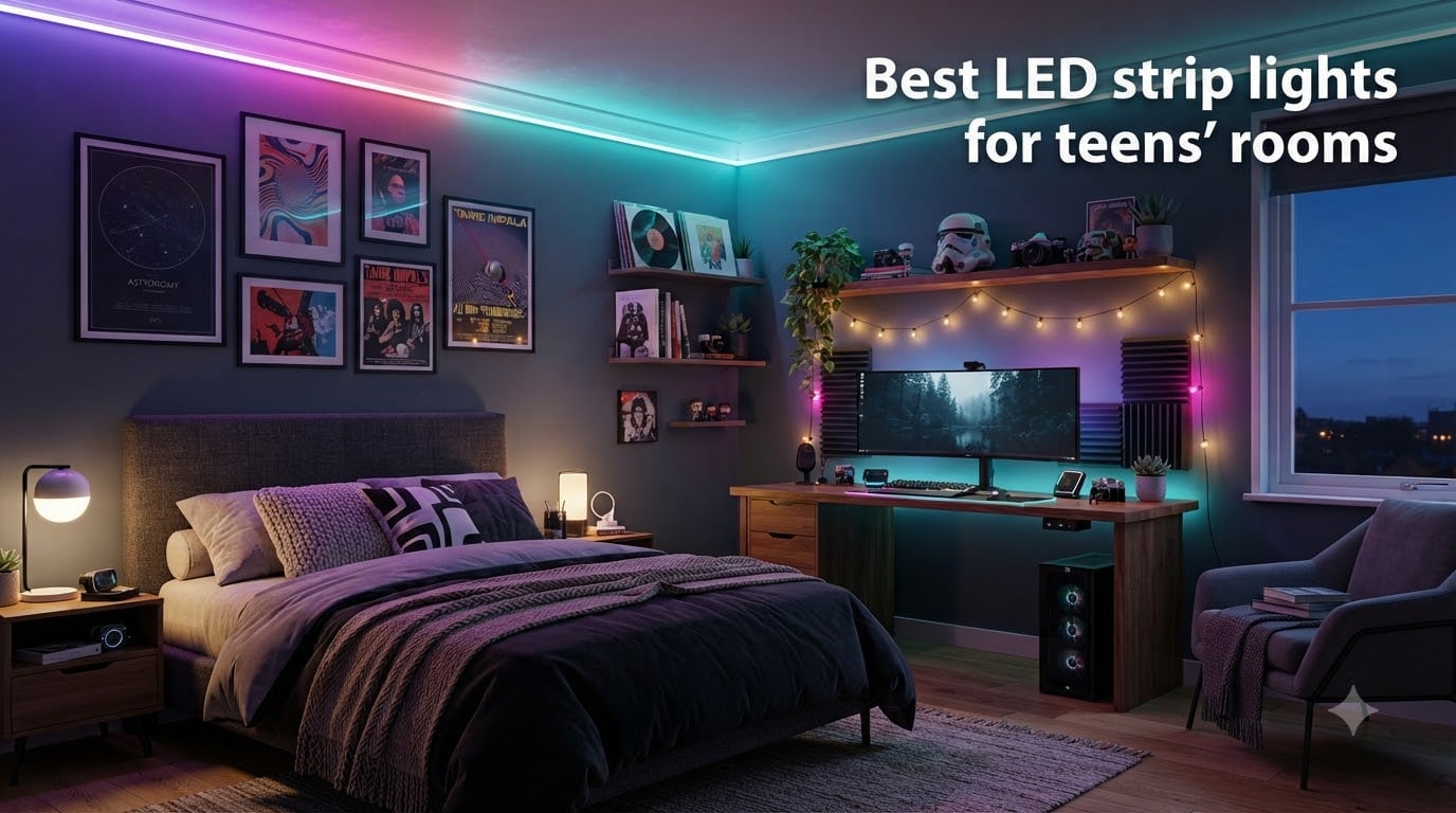 Best LED strip lights for teens' rooms