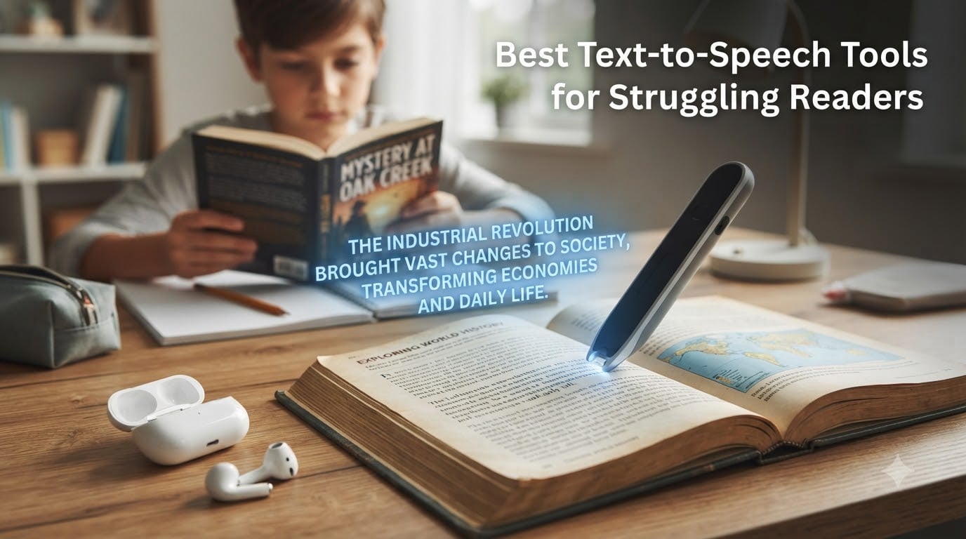Best Text-to-Speech Tools for Struggling Readers