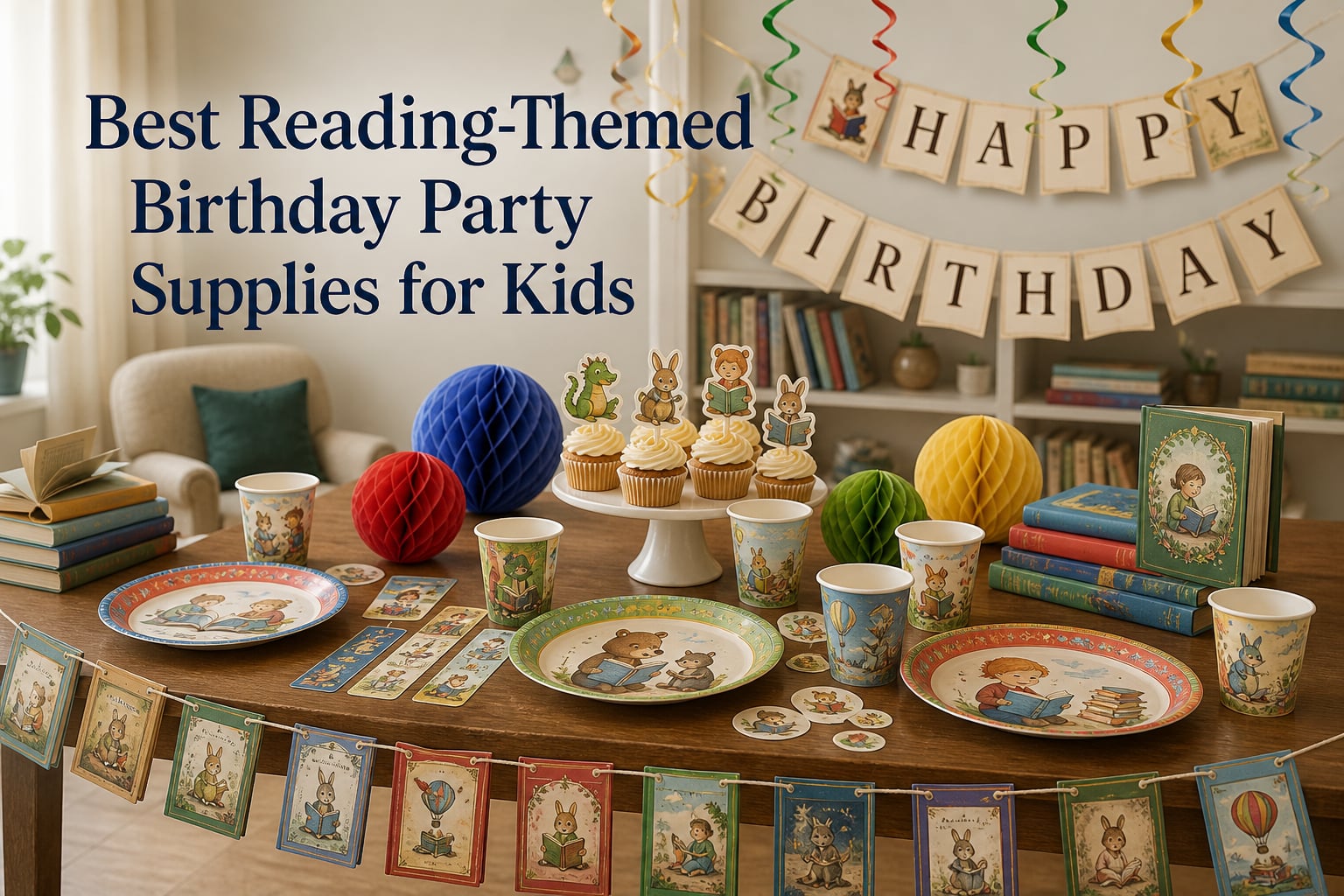 Best Reading-Themed Birthday Party Supplies for Kids