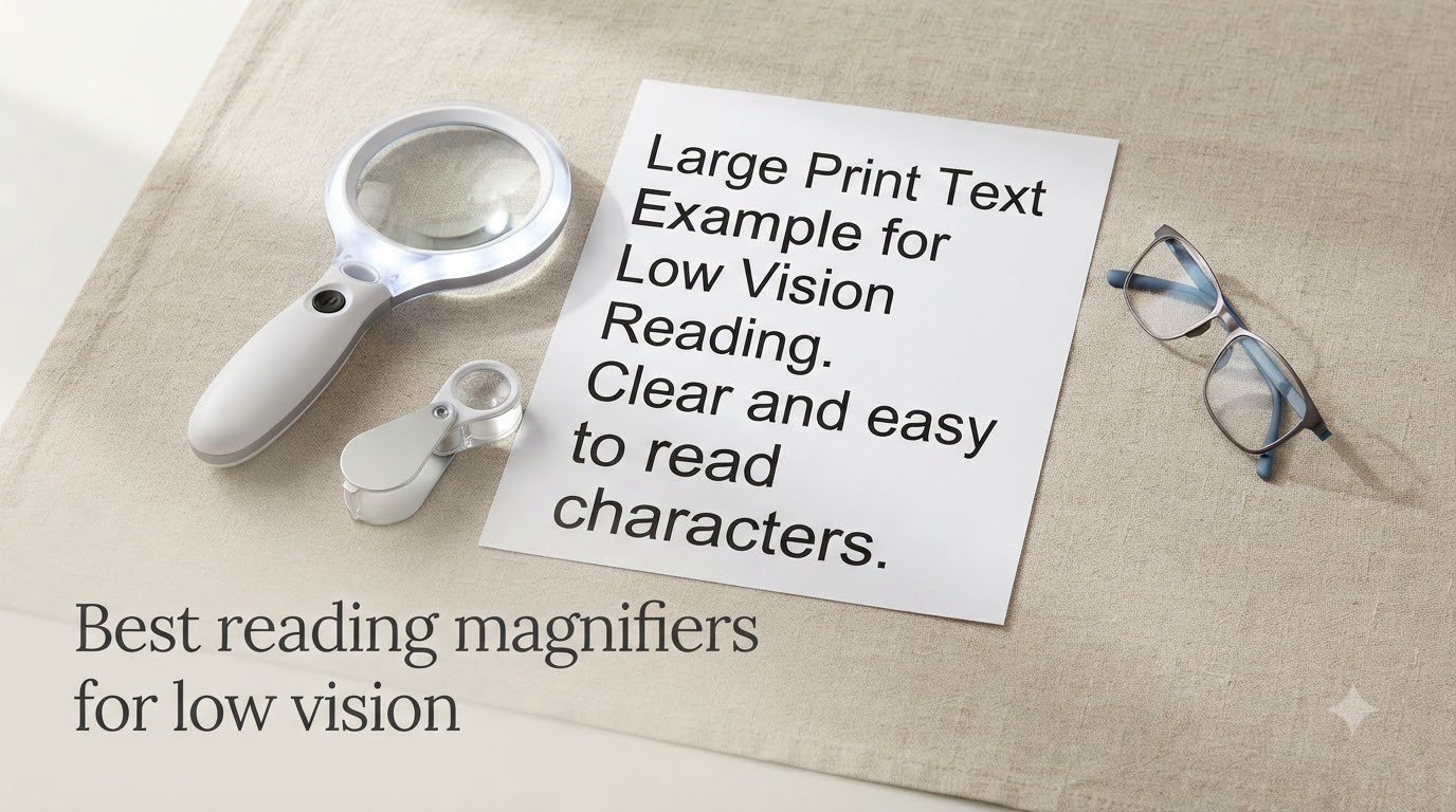 Best reading magnifiers for low vision