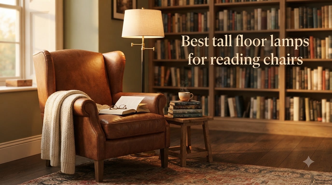 Best tall floor lamps for reading chairs