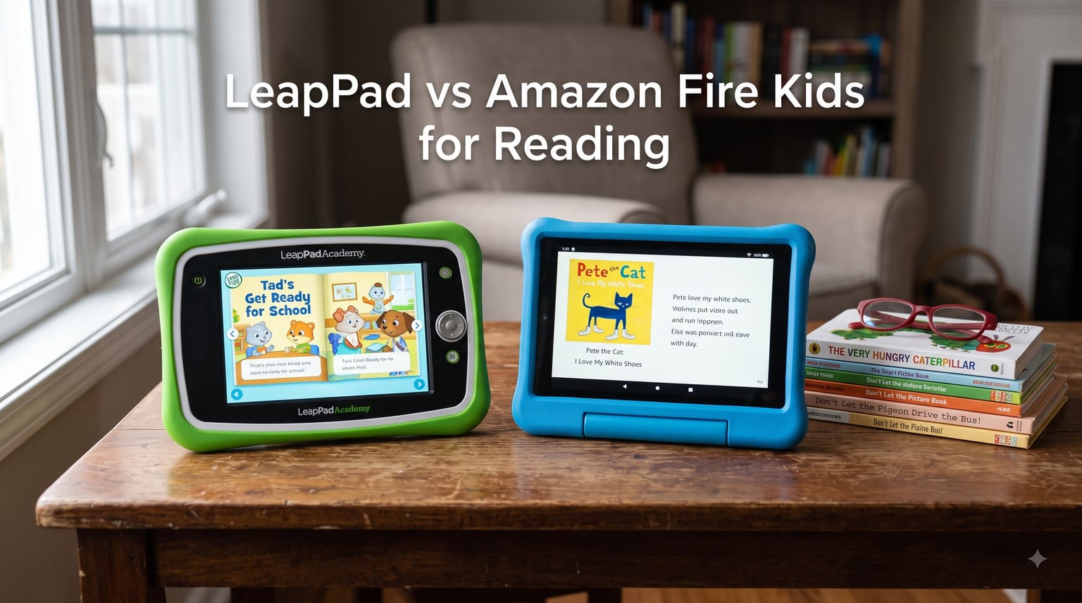 LeapPad vs Amazon Fire Kids for Reading