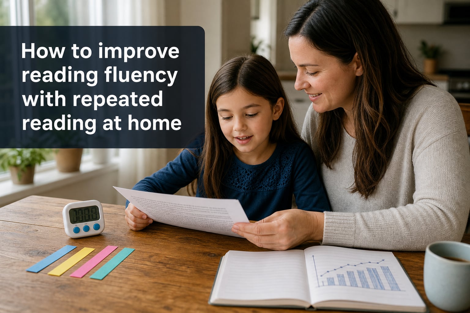 How to improve reading fluency with repeated reading at home