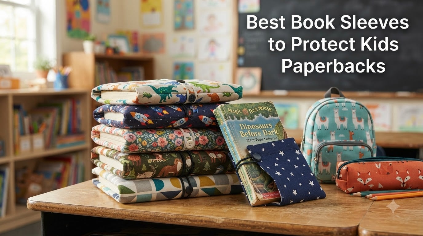 Best Book Sleeves to Protect Kids Paperbacks