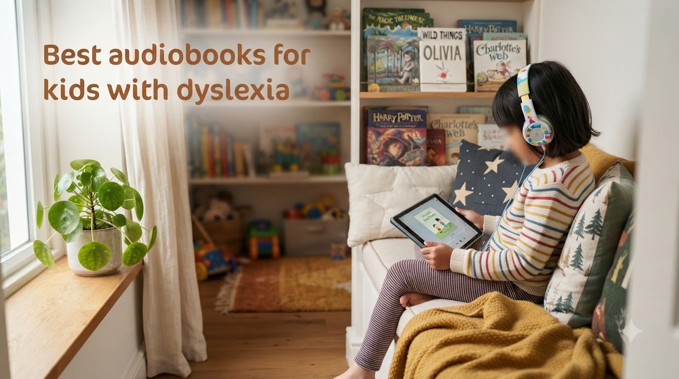 Best audiobooks for kids with dyslexia
