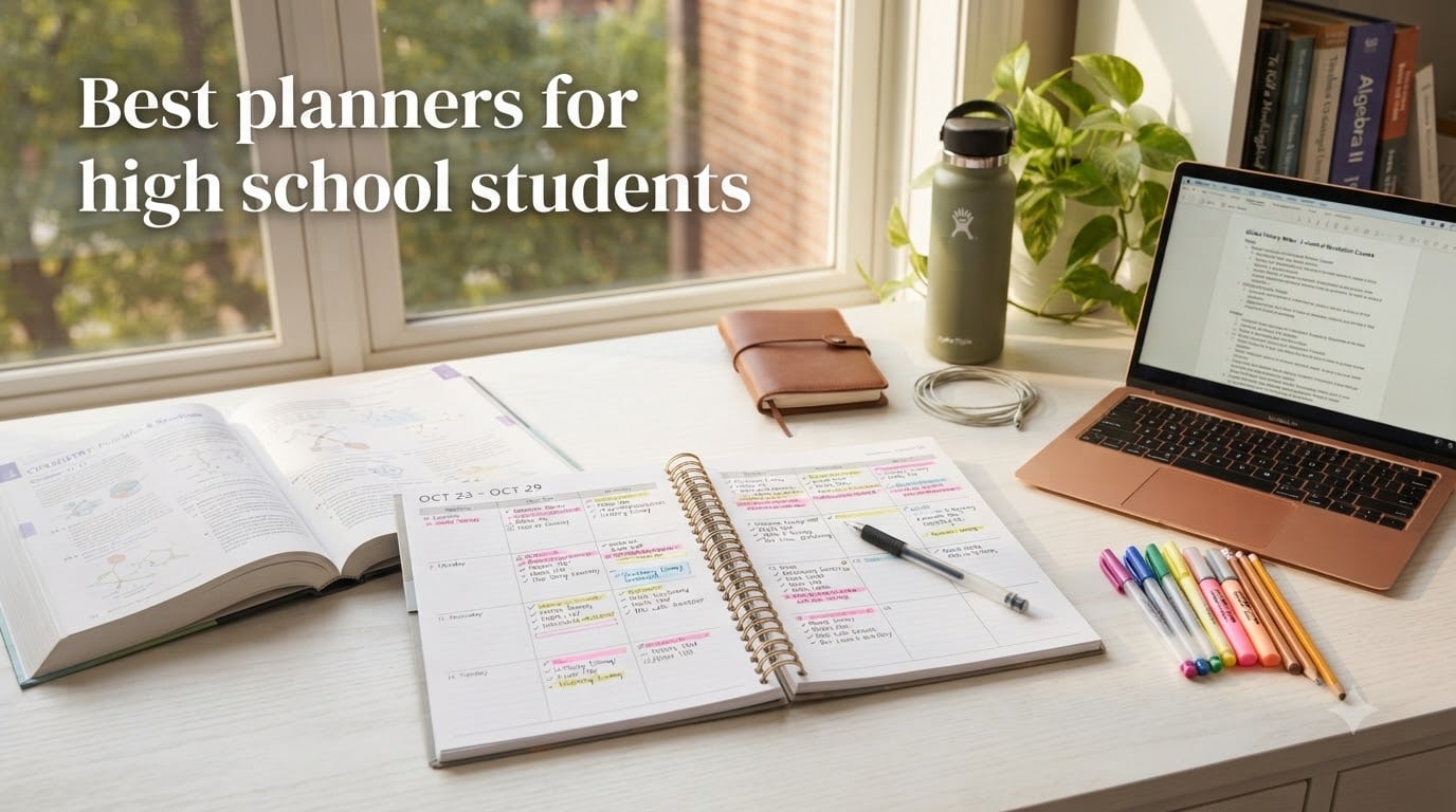 Best planners for high school students