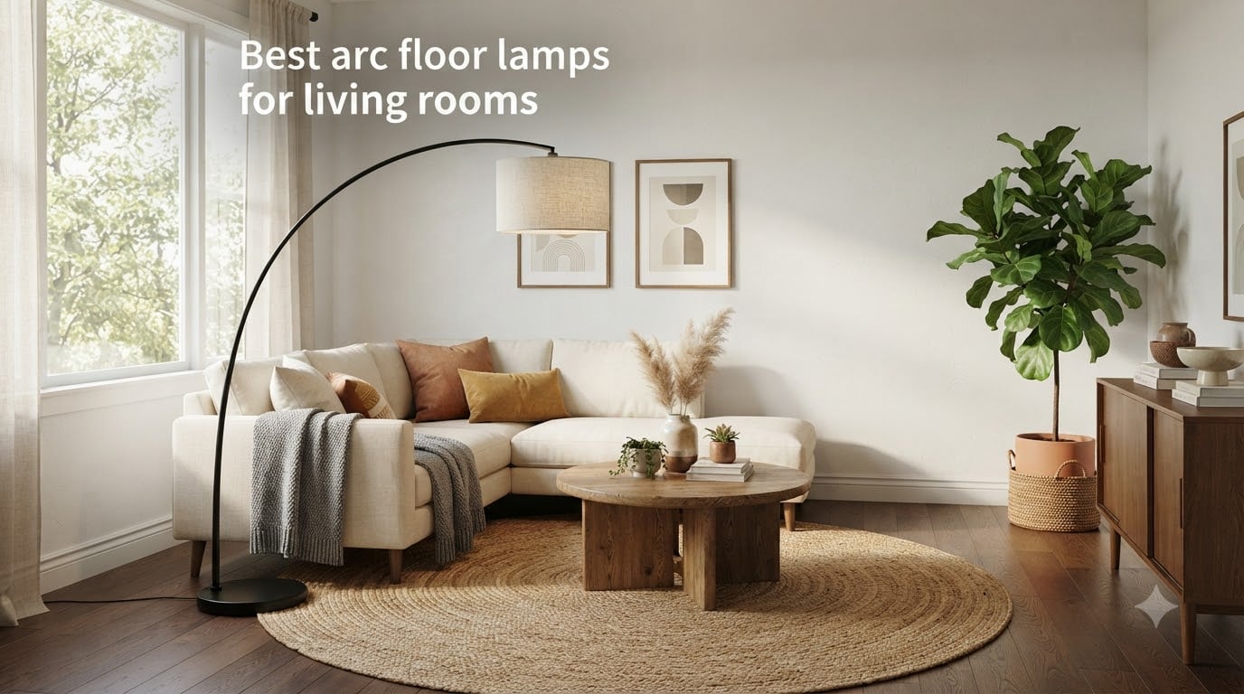 Best arc floor lamps for living rooms