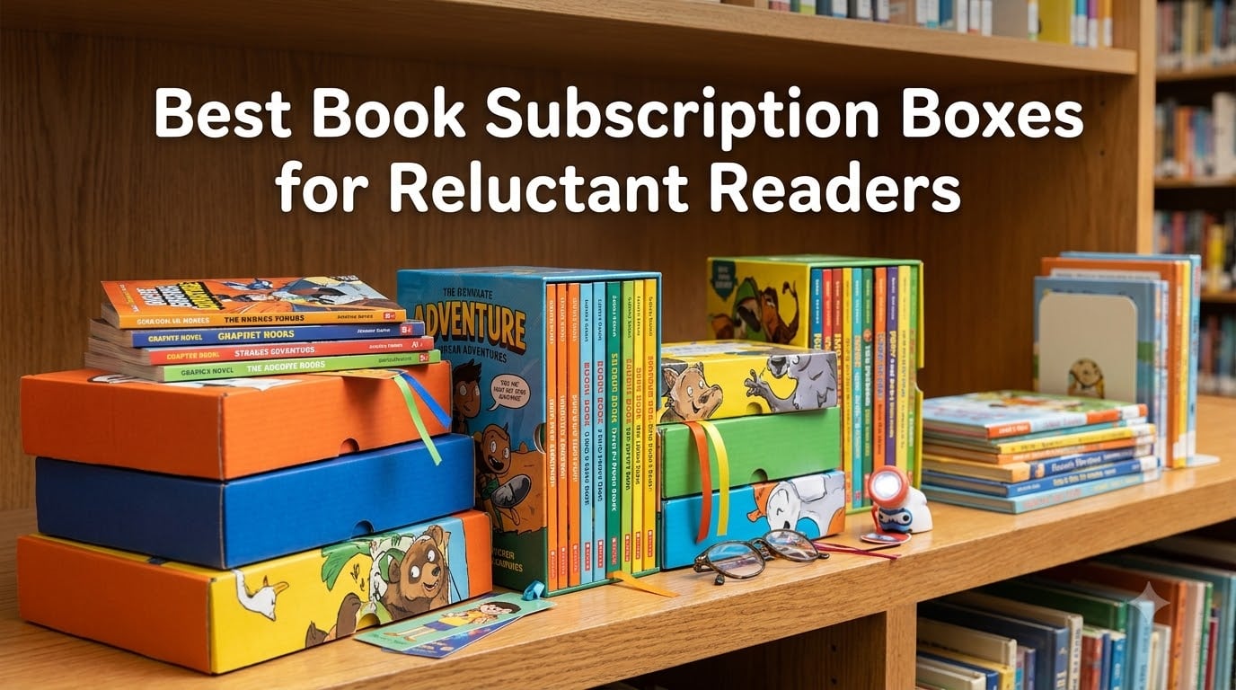 Best Book Subscription Boxes for Reluctant Readers