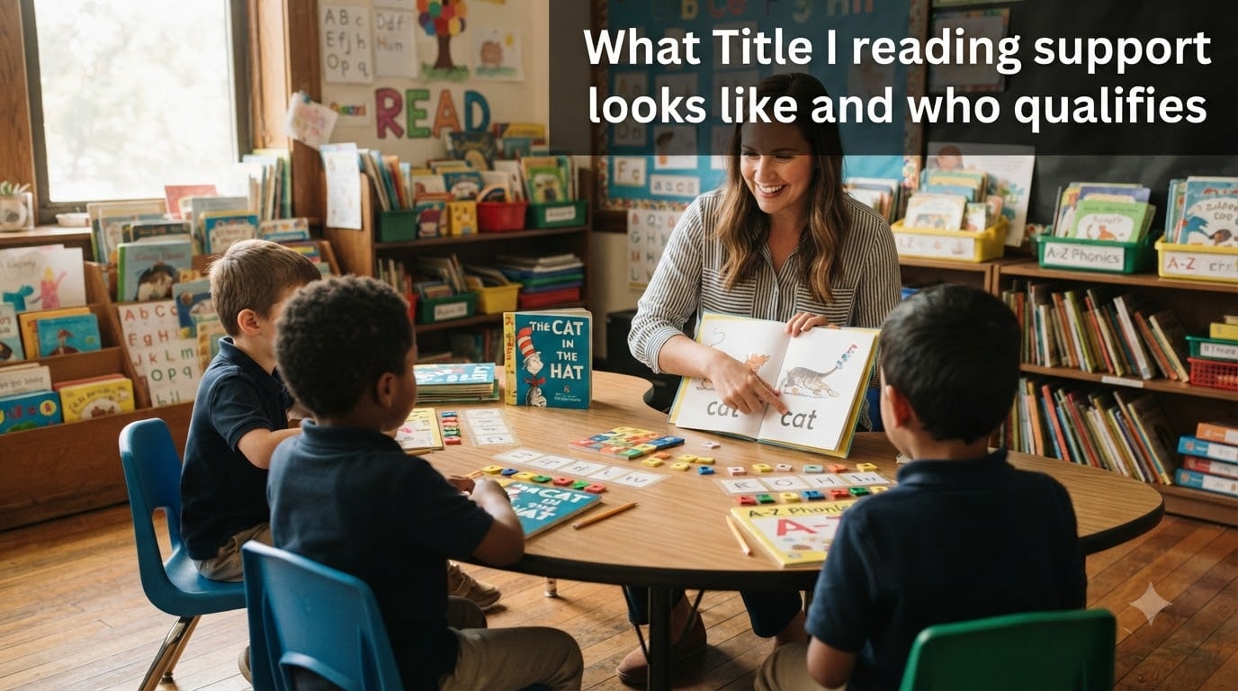 What Title I reading support looks like and who qualifies