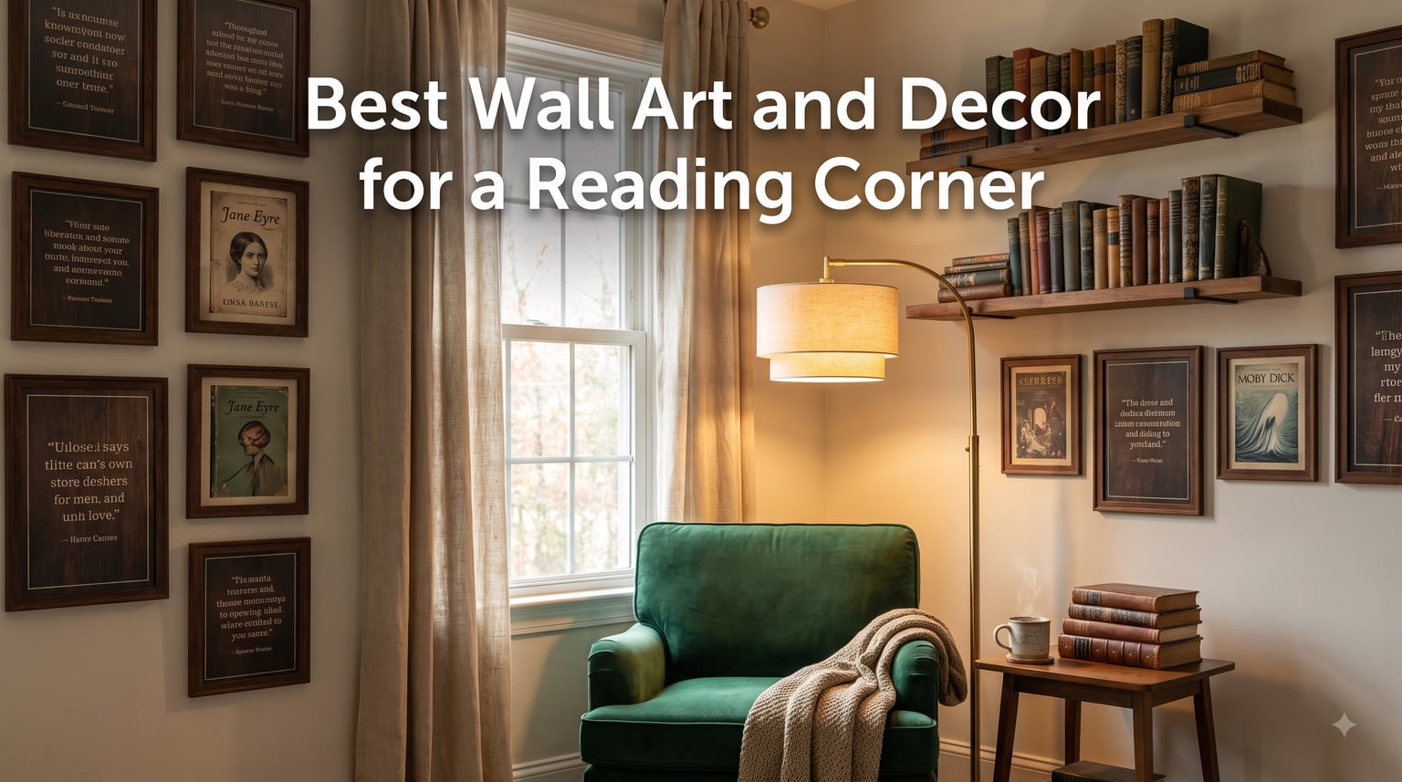 Best Wall Art and Decor for a Reading Corner
