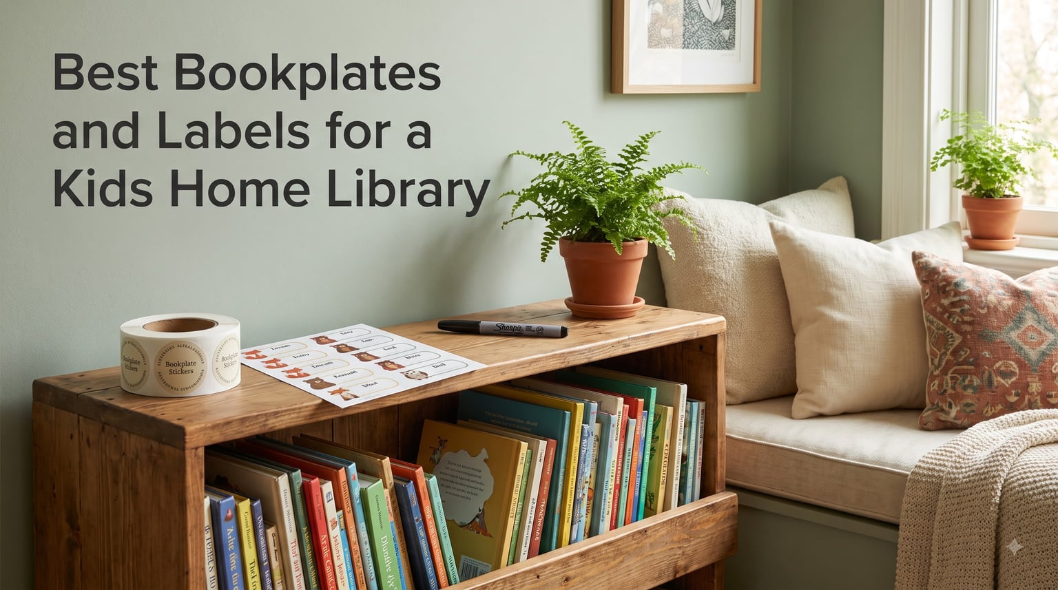 Best Bookplates and Labels for a Kids Home Library