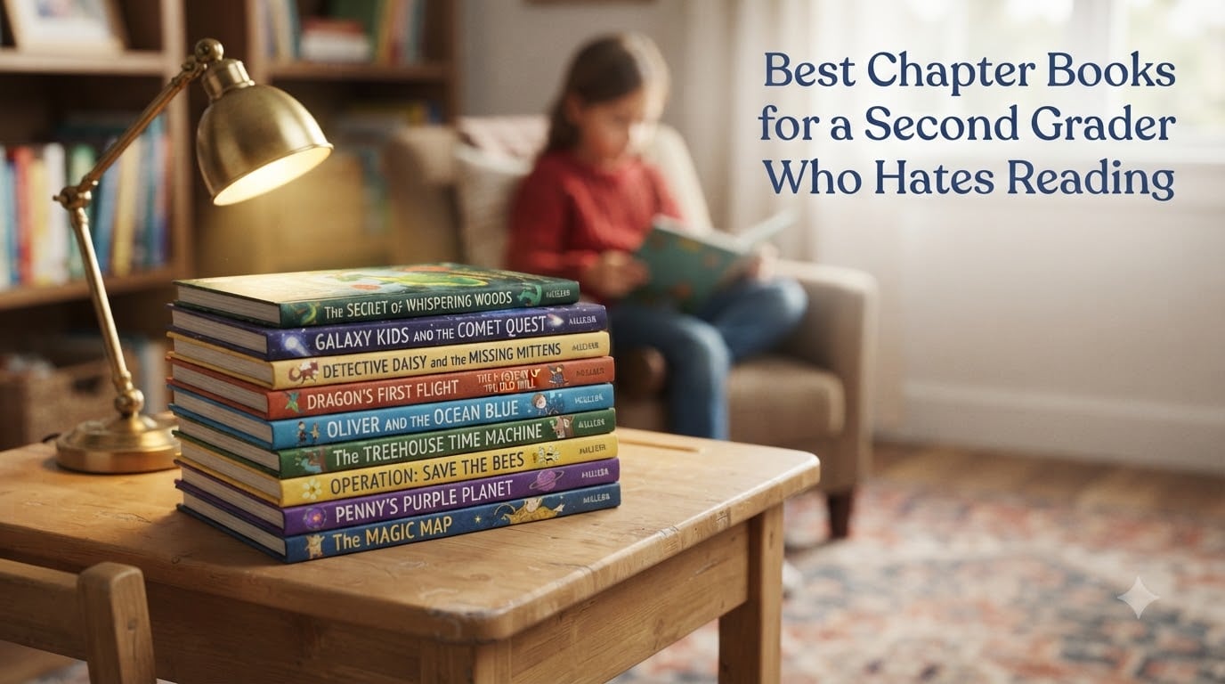 Best Chapter Books for a Second Grader Who Hates Reading