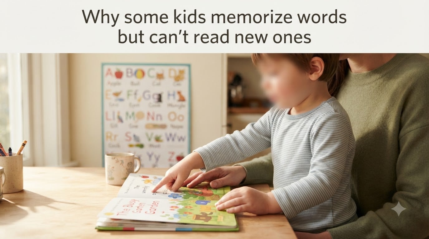 Why some kids memorize words but can't read new ones