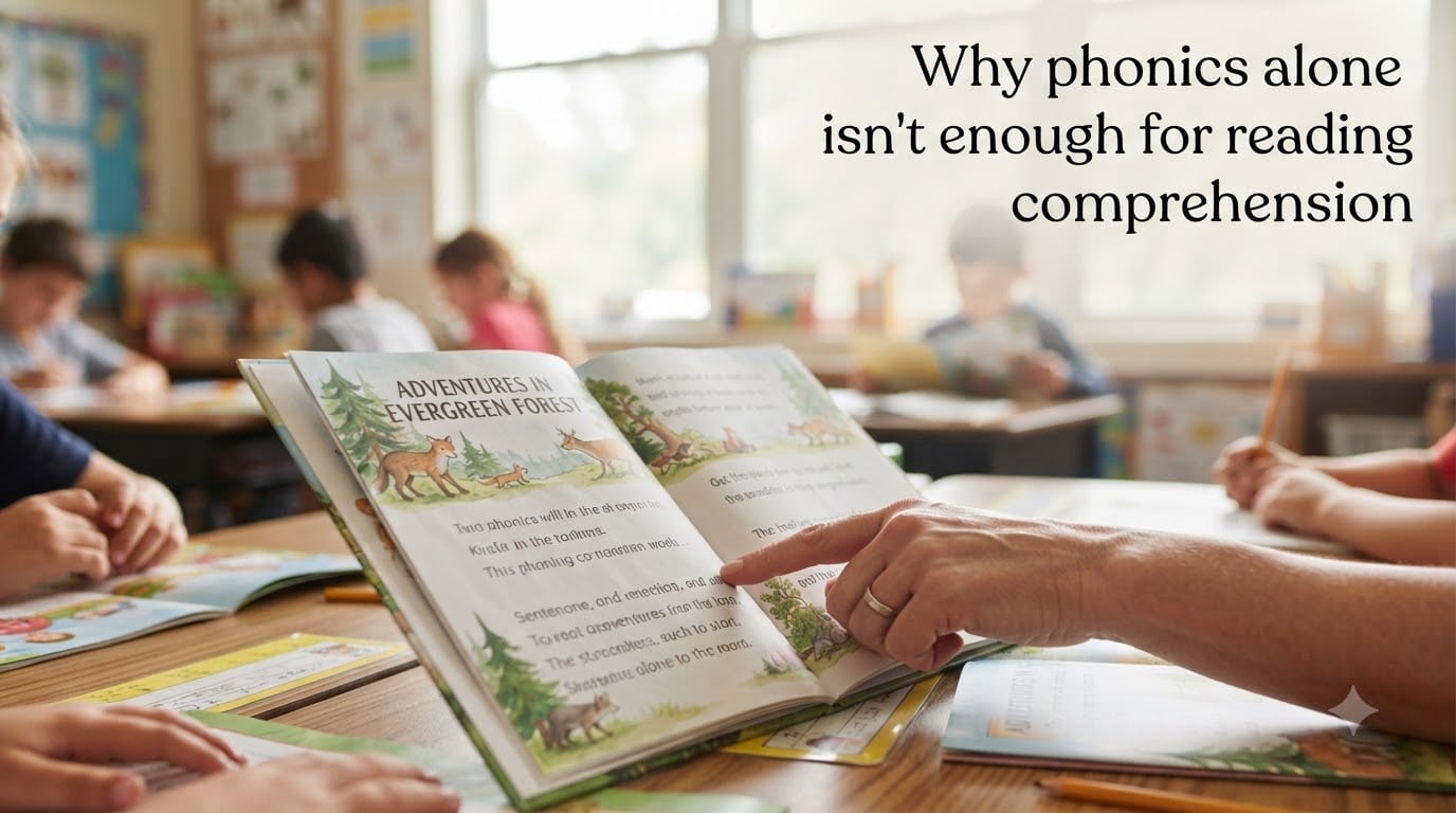 Why phonics alone isn't enough for reading comprehension