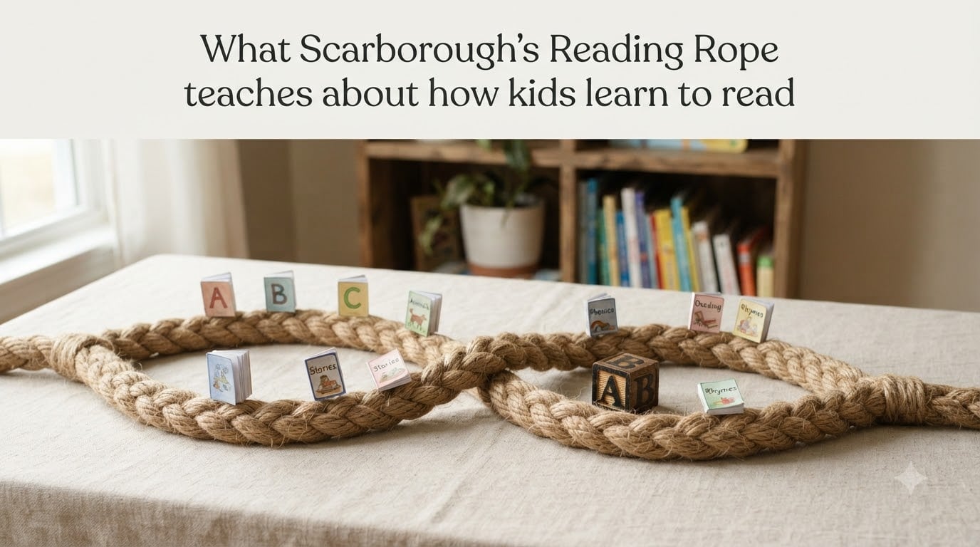 What Scarborough's Reading Rope teaches about how kids learn to read