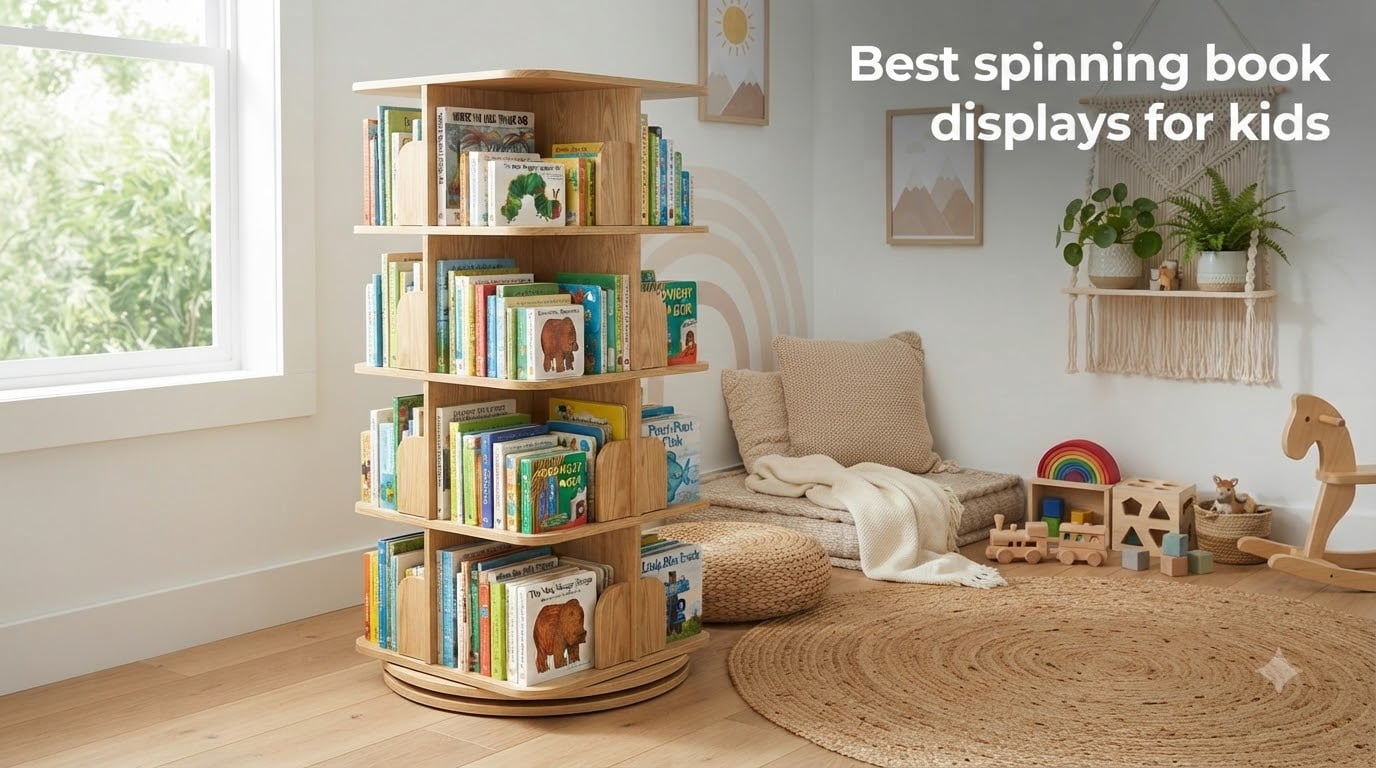 Best spinning book displays for kids