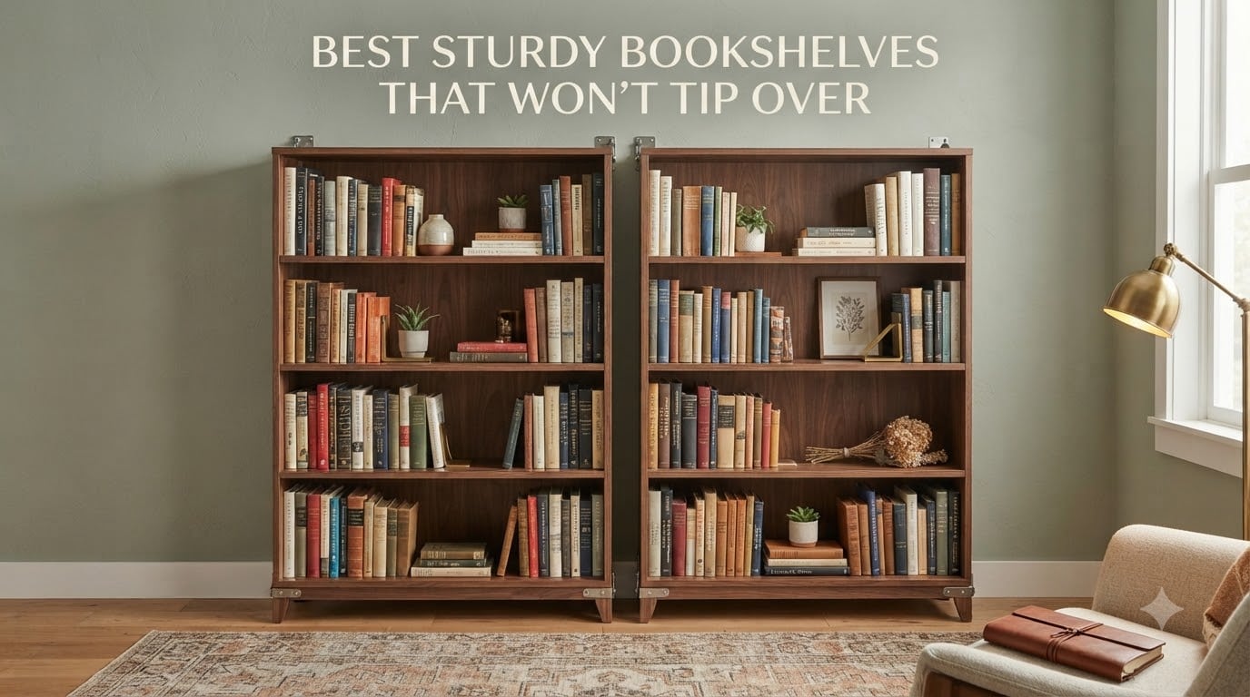 Best Sturdy Bookshelves That Won't Tip Over