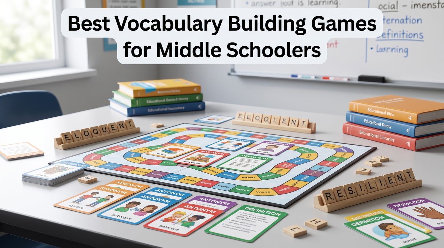 Best Vocabulary Building Games for Middle Schoolers