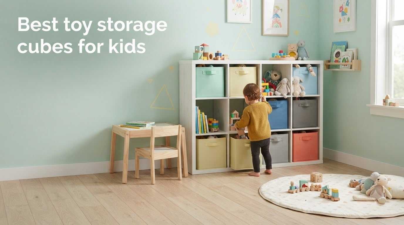 Best toy storage cubes for kids