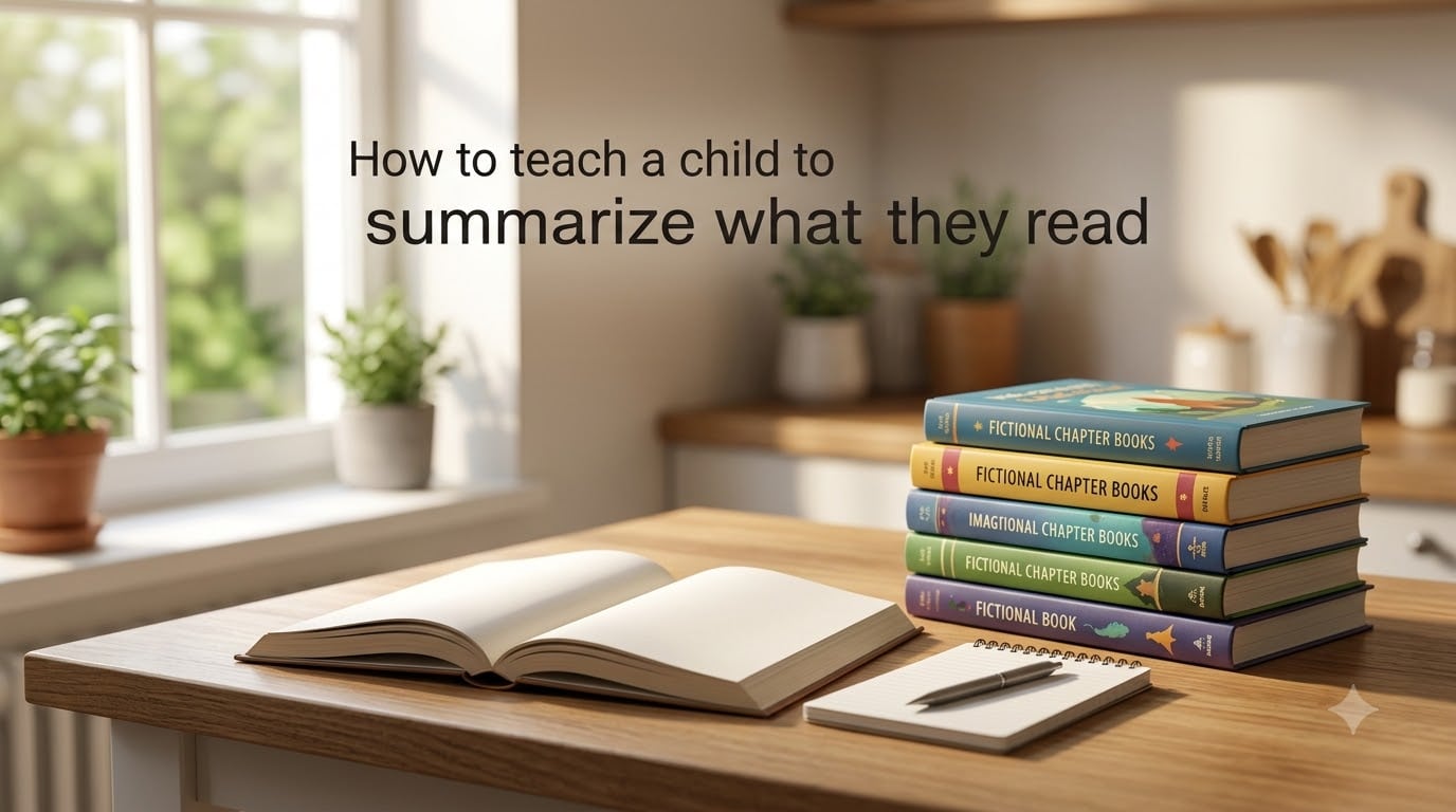 How to teach a child to summarize what they read