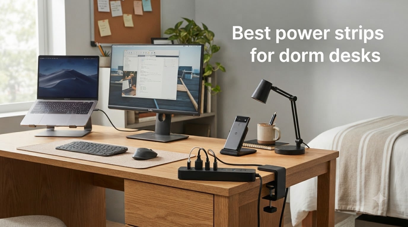 Best power strips for dorm desks