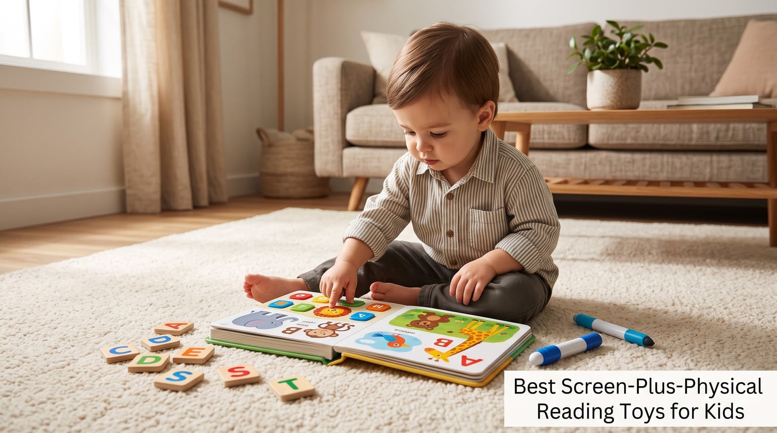 Best Screen-Plus-Physical Reading Toys for Kids