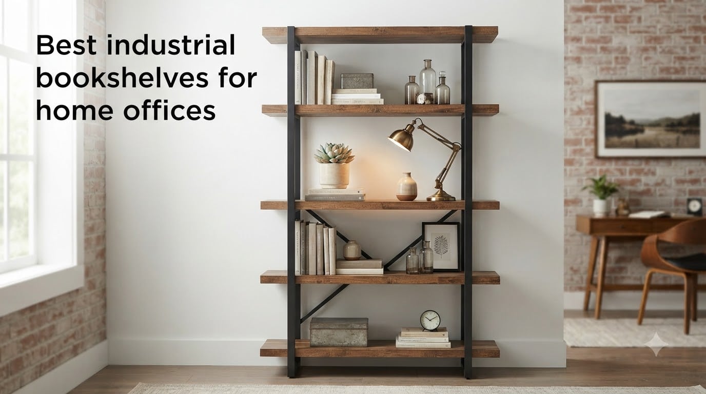 Best industrial bookshelves for home offices