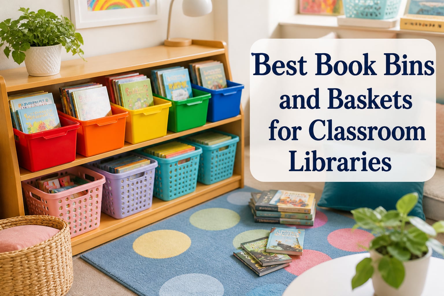 Best Book Bins and Baskets for Classroom Libraries