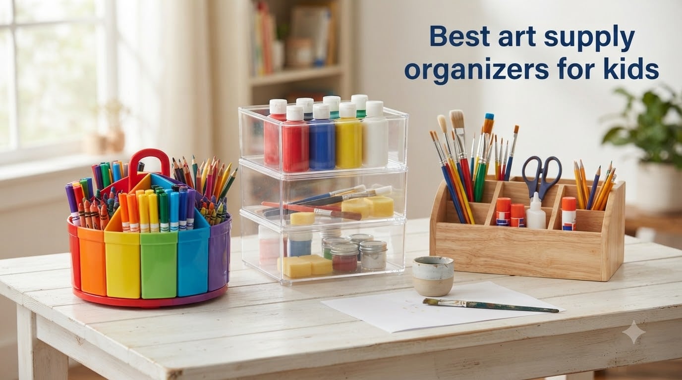 Best art supply organizers for kids