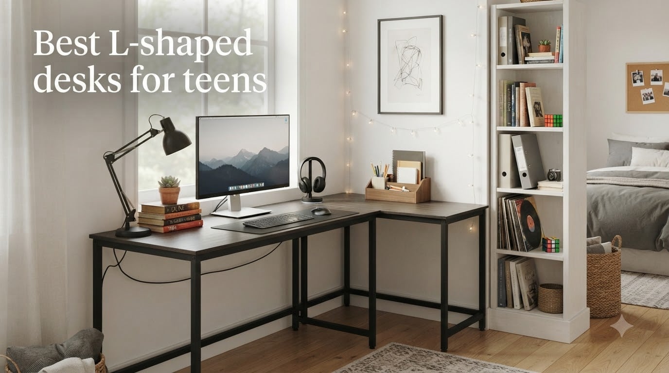 Best L-shaped desks for teens