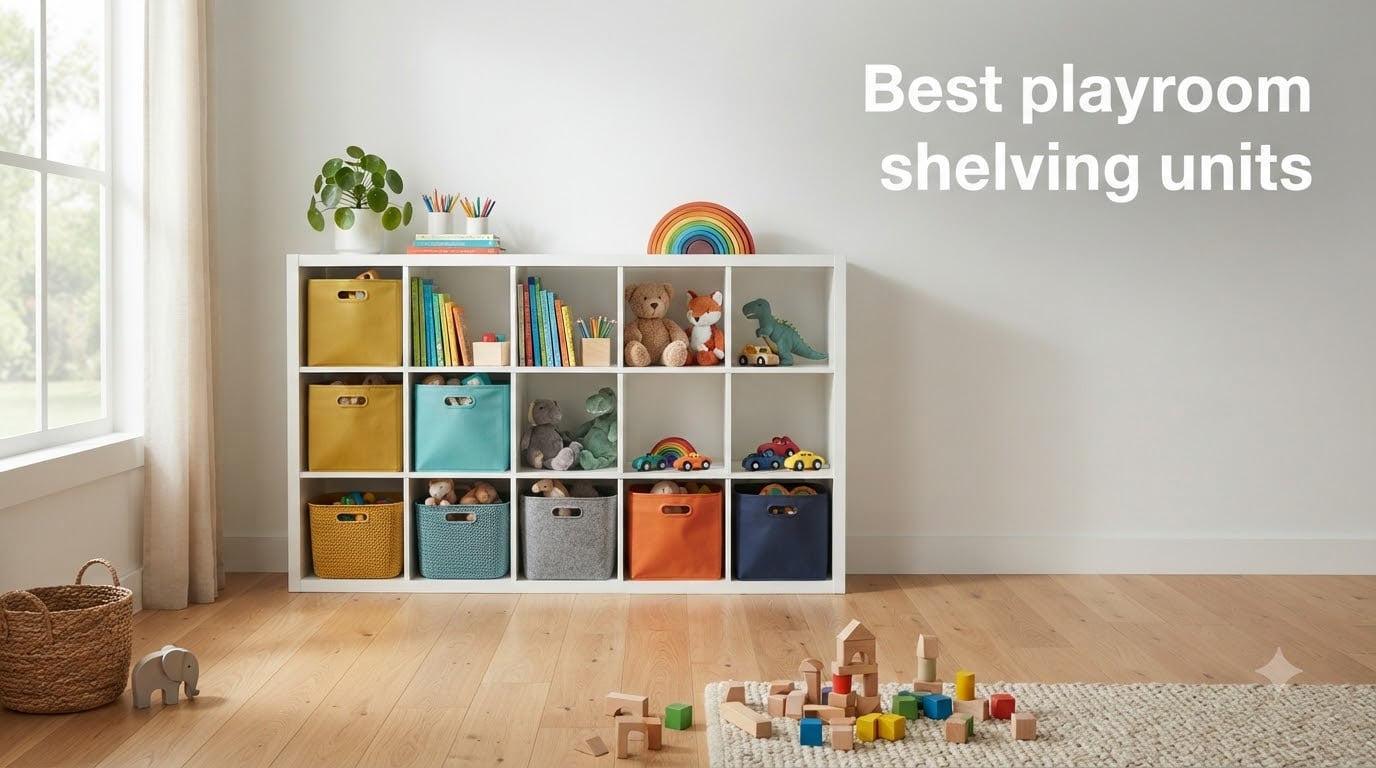 Best playroom shelving units