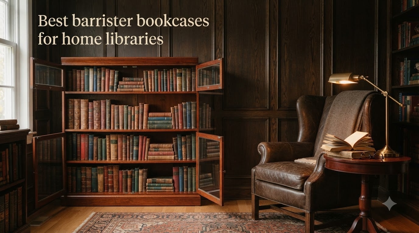 Best barrister bookcases for home libraries