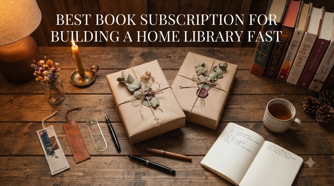 Best Book Subscription for Building a Home Library Fast