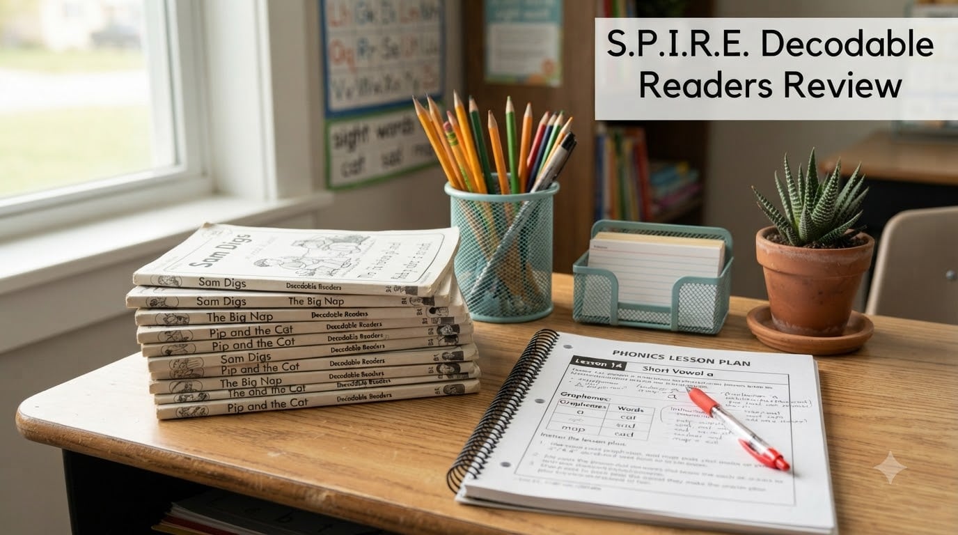 S.P.I.R.E. Decodable Readers Review