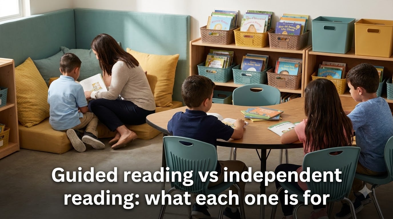 Guided reading vs independent reading: what each one is for