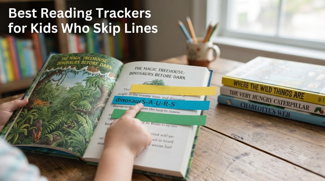 Best Reading Trackers for Kids Who Skip Lines