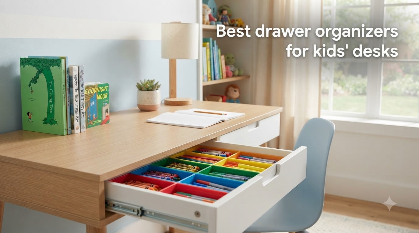 Best drawer organizers for kids' desks