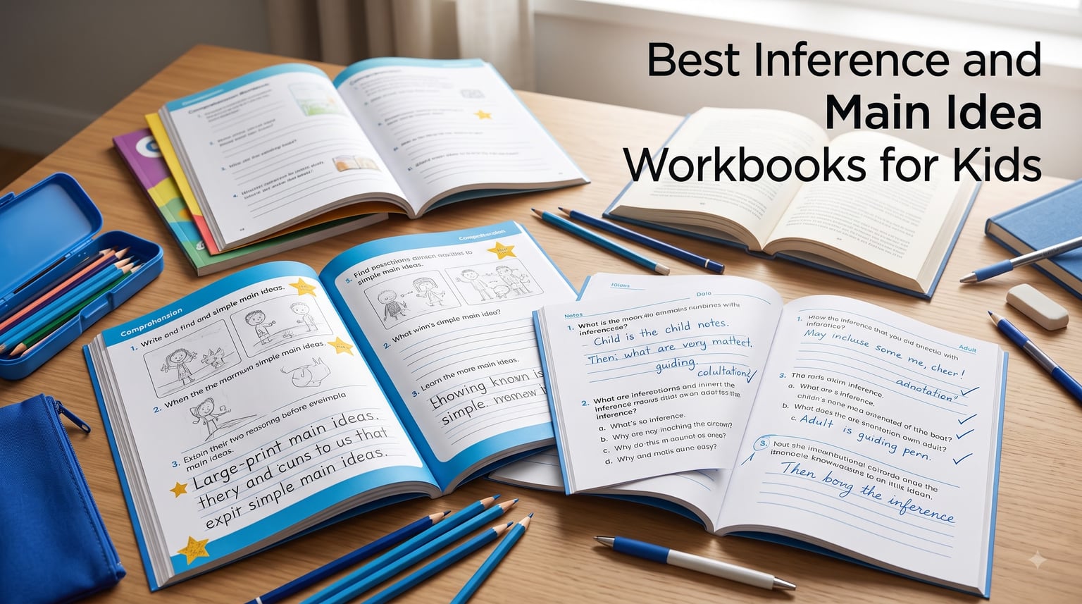 Best Inference and Main Idea Workbooks for Kids