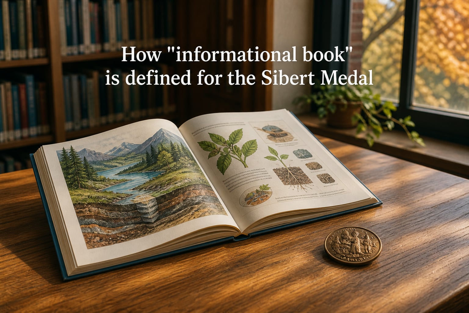 How "informational book" is defined for the Sibert Medal