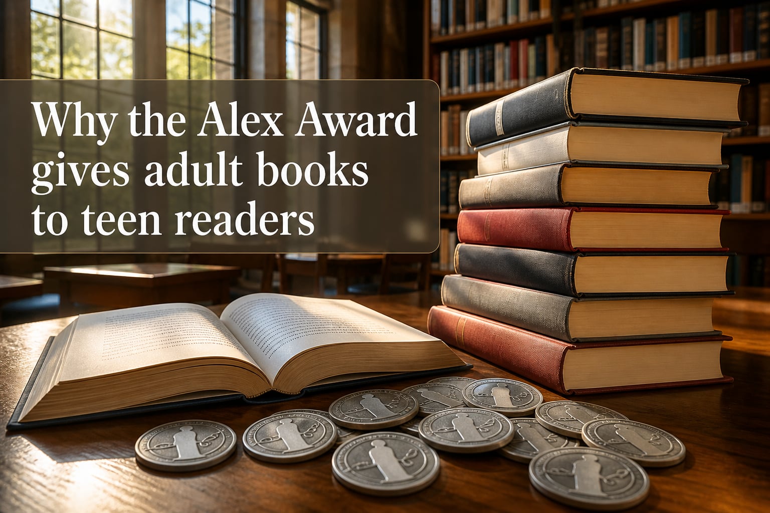 Why the Alex Award gives adult books to teen readers