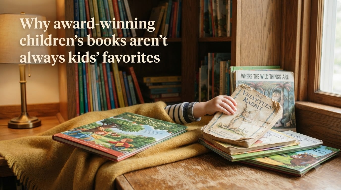 Why award-winning children's books aren't always kids' favorites
