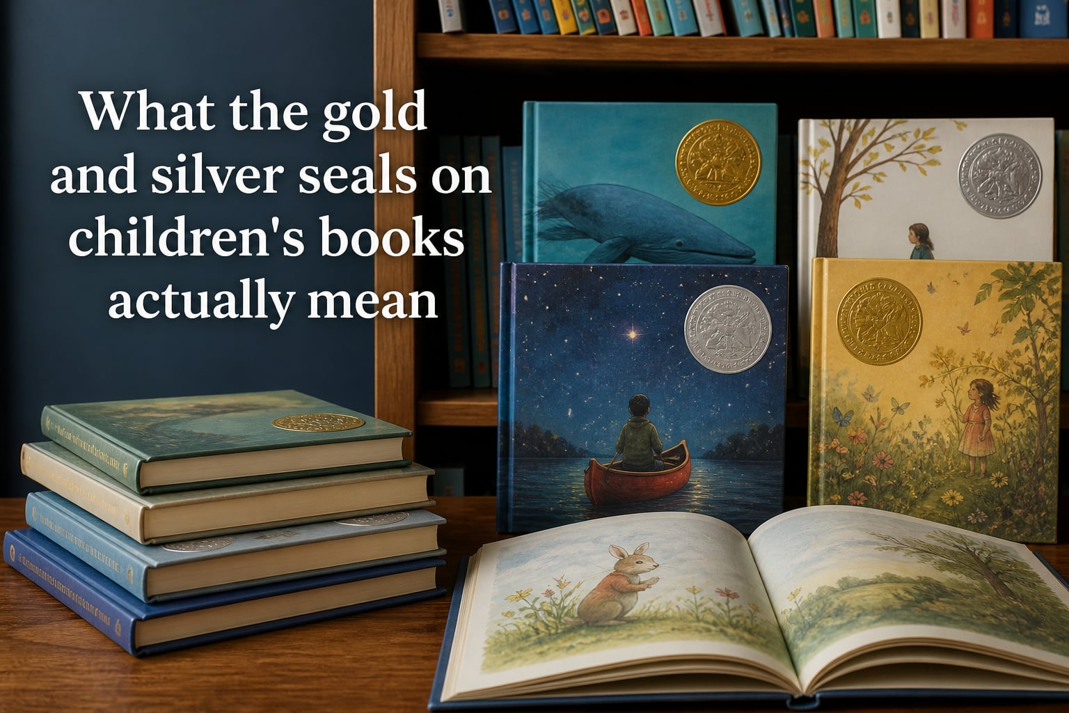 What the gold and silver seals on children's books actually mean