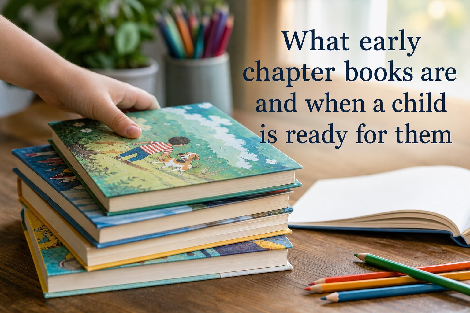 What early chapter books are and when a child is ready for them