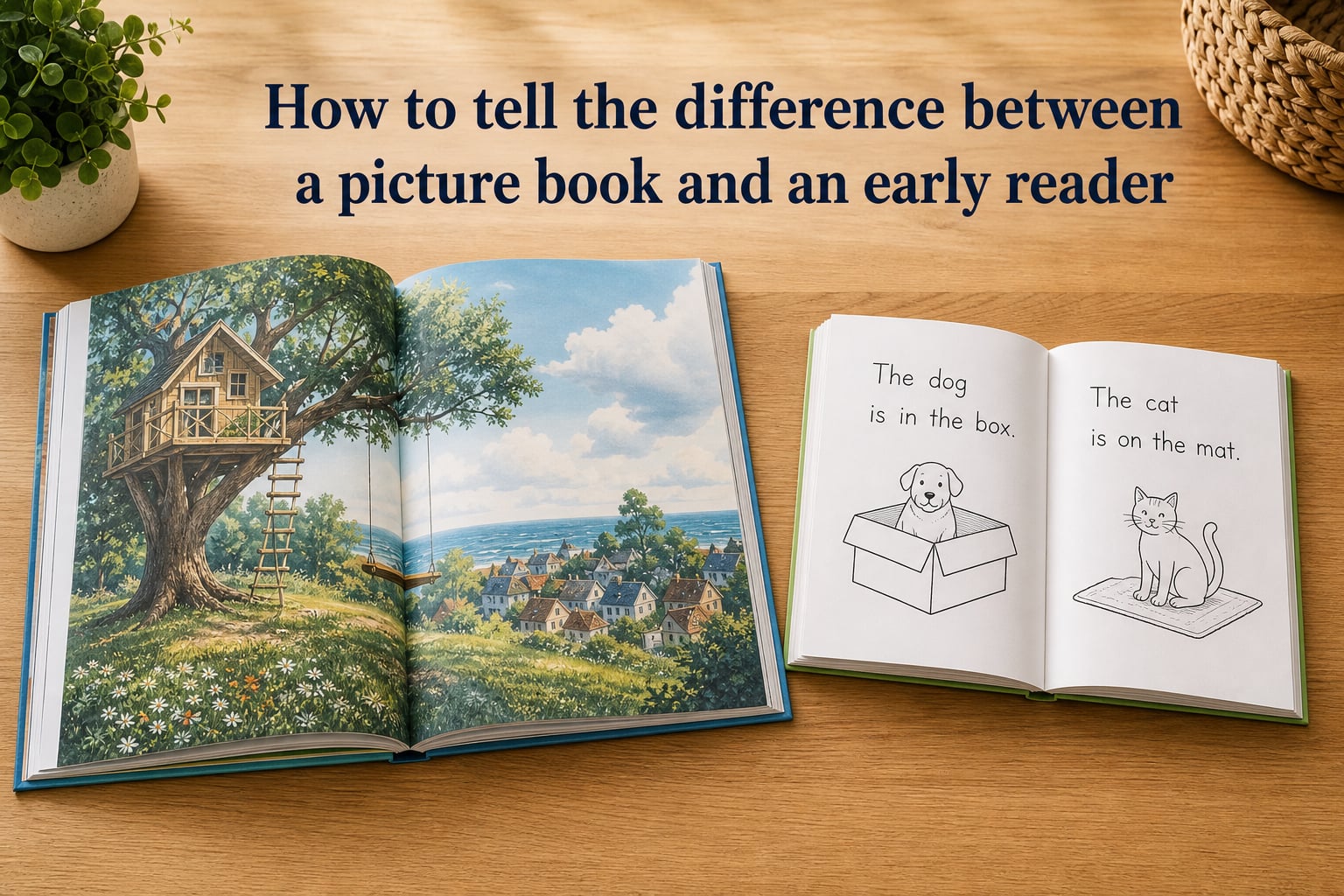 How to tell the difference between a picture book and an early reader