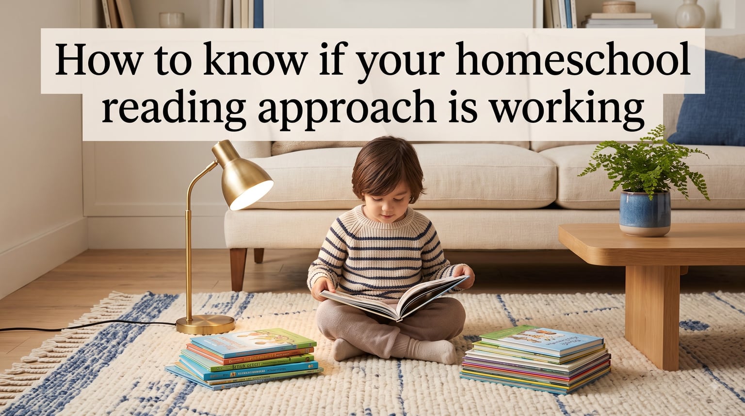 How to know if your homeschool reading approach is working