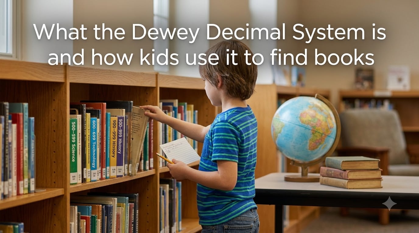 What the Dewey Decimal System is and how kids use it to find books
